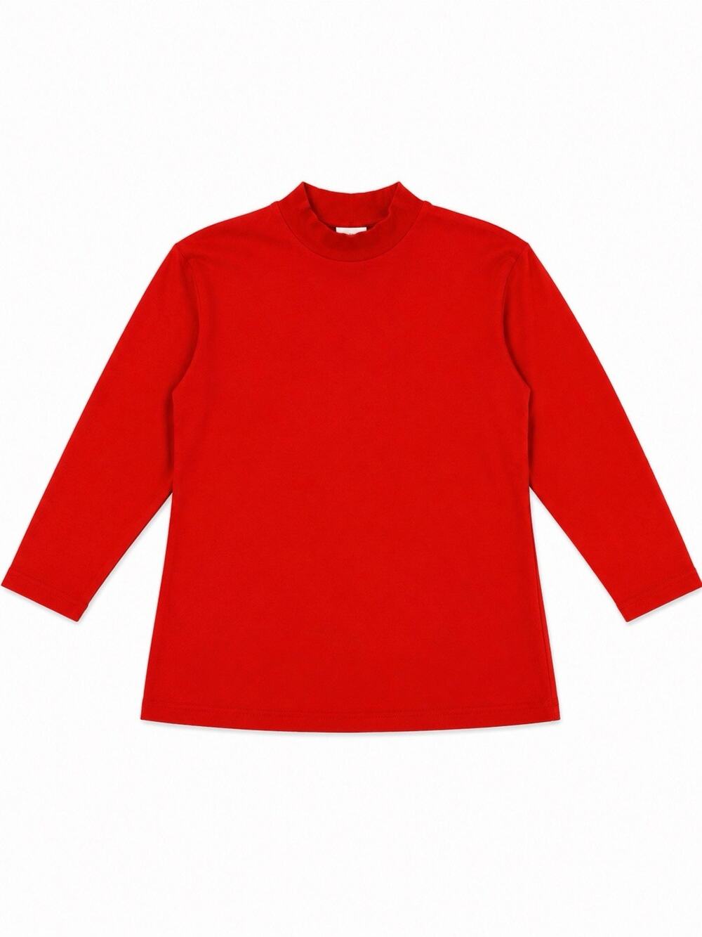 Vintage LINKS Women’s Medium Red Mock Neck Long Sleeve Top Made in USA